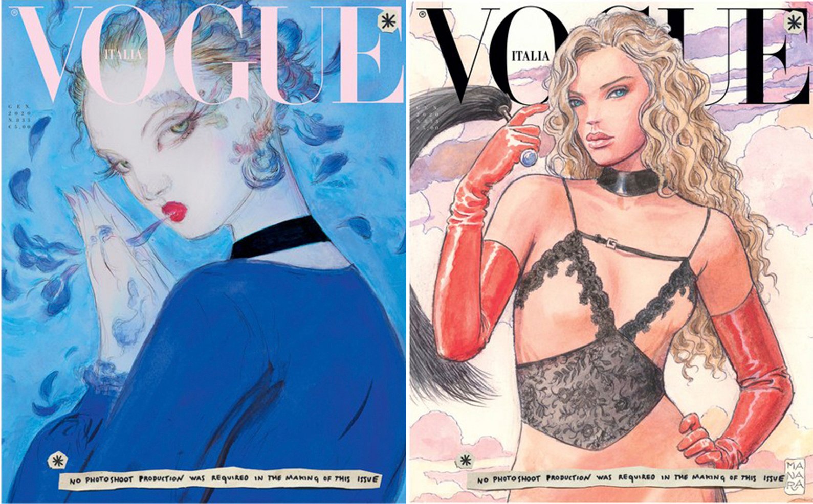 Vogue Italia cover Jan 2020